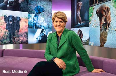Clare Balding at crufts
